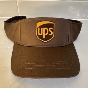 UPS United Parcel Service visor with sweat pad